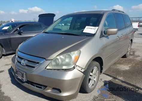 2006 Honda Odyssey Ex-L z USA, uszkodzony, nr VIN 5FNRL38646B438586
